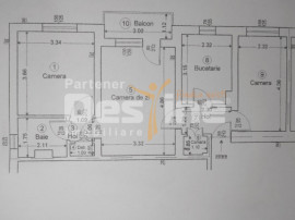 Apartament 3 camere, zona Nord, bloc fără risc seismic