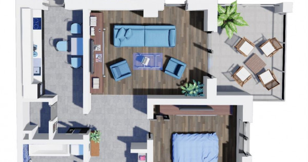 Apartament 2 Camere Tip A2.1 de in Ansamblul Green Residenc