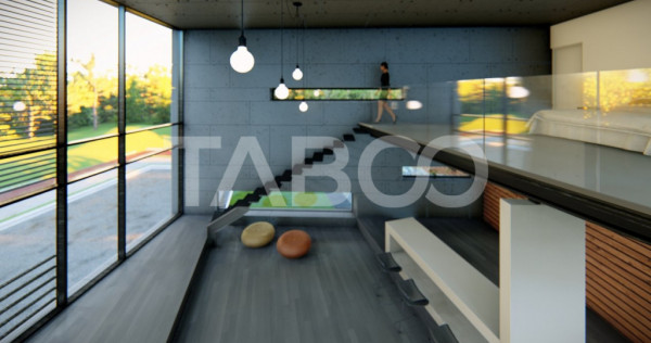 Casa individuala de vanzare cu terasa teren 320 mp zona Cent