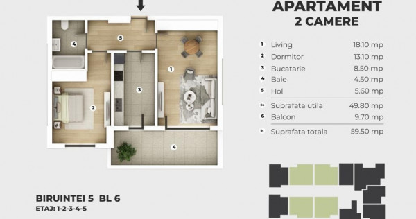 Apartament 2 camere,Metrou Berceni,FINALIZAT,Mutare imedi...