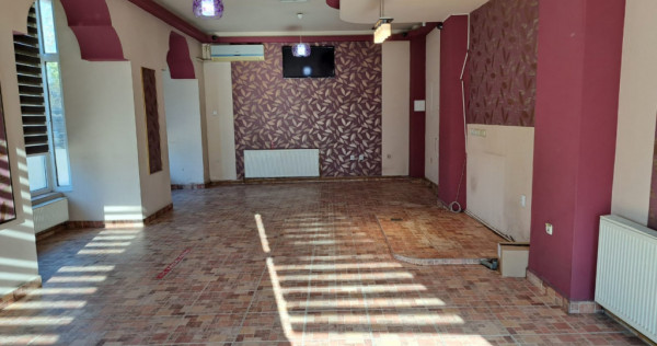 Spațiu comercial stradal - 75 mp utili - terasa disponibil?