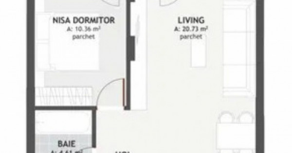 Apartament bloc nou 2024, 2 camere, etaj 1, Floresti zona Er