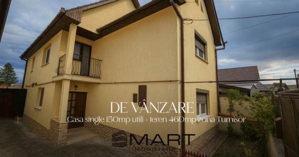 Casa individuala 5 camere/150mpu cu 450mp curte Turnisor