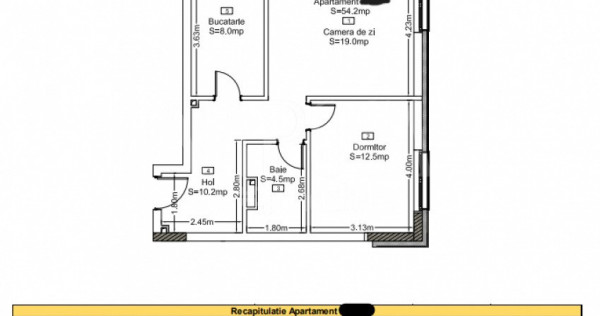 Apartament cu 2 camere decomandat in bloc nou!