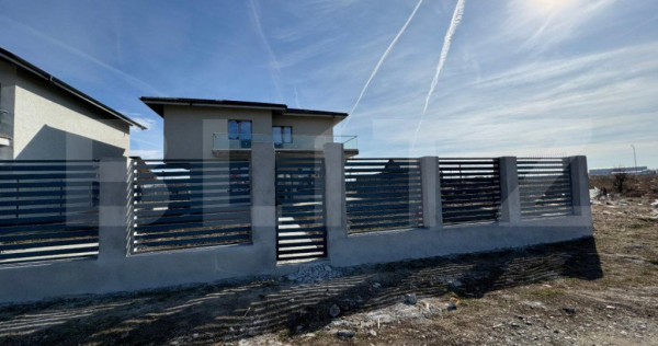 Casă semi-finisată P + E, 111 mp utili, teren 339 mp, Piel