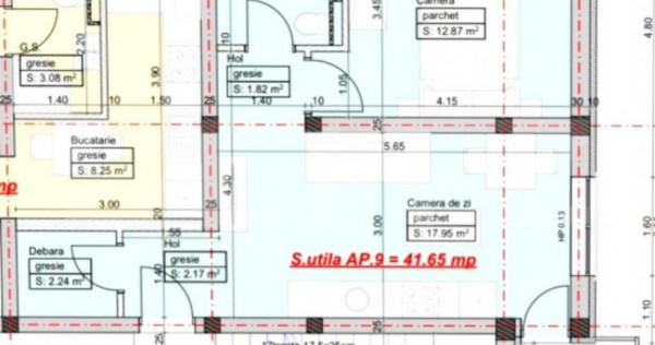 Apartament cu 2 camere, 42mp, zona Giroc