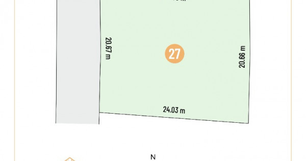 LOT DE VANZARE cu deschidere la padurea Snagov