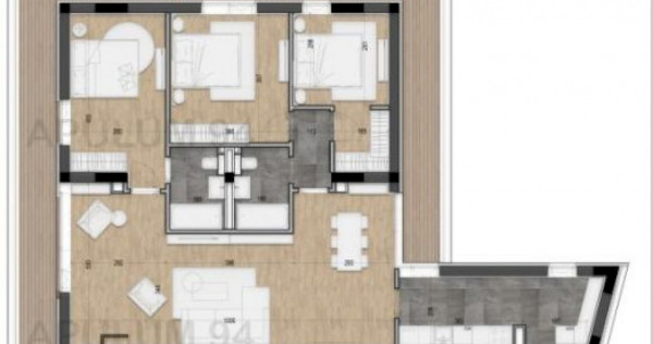 Apartament 4 camere + Terasa 94mp / Licurg 2 / Cartierul Arm