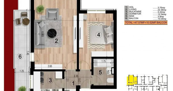 NOU Apartament 2 Camere - Berceni - Metrou