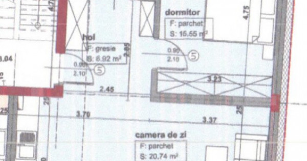 Apartament de 2 camere, Bulevardul Republicii