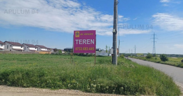 Teren 3.500 mp intravilan construibil pe DJ 602, în Săbăr