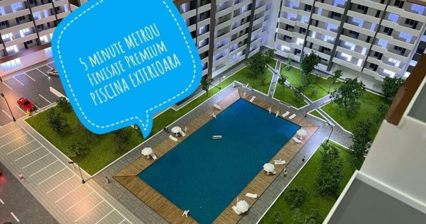 INVESTITIE 5 minute metrou Berceni-Finisaje Premium Pisci...