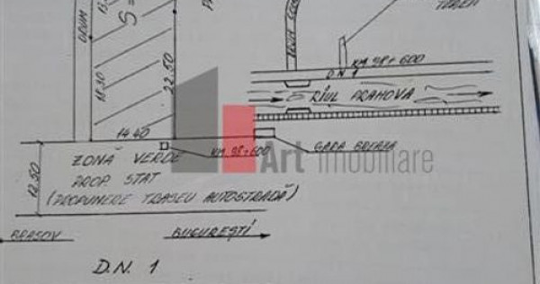 Teren de vanzare Breaza Cornu iesire la DN 1