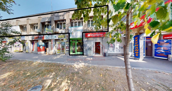 Spatiu comercial de închiriat in Piata Dr. Taberei (Moghior