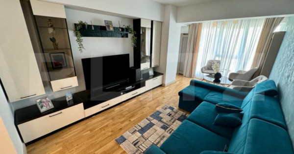 Apartament de 2 camere, etaj intermediar, 2 locuri de parcar