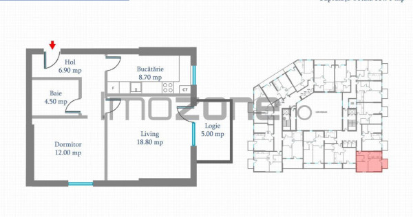 Apartament 2 Camere | 56 mp | Bloc Nou | Metrou Pacii / P...