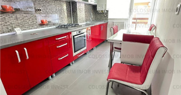 Apartament 2 camere,2 balcone mobilat,etaj 2 din 4 Subcetate/Sanpetru.