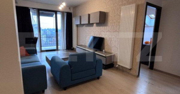 Apartament modern, 2 camere, 60 mp, et 3/4, bloc nou, centra