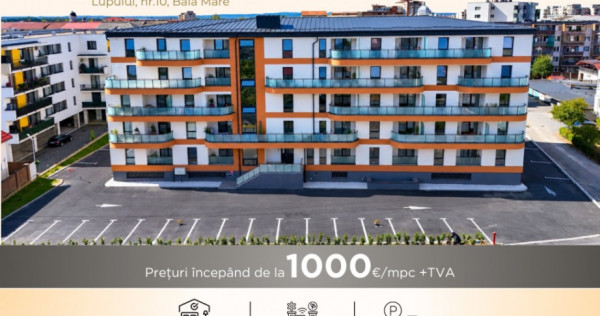 NEW! COMISION 0% - Apartamente 3 camere - str. Lupului nr 10,Baia Mare