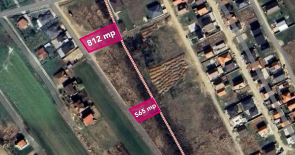 Parcela casă, 812 mp, Rontău. 42 000 E. Comision 0.