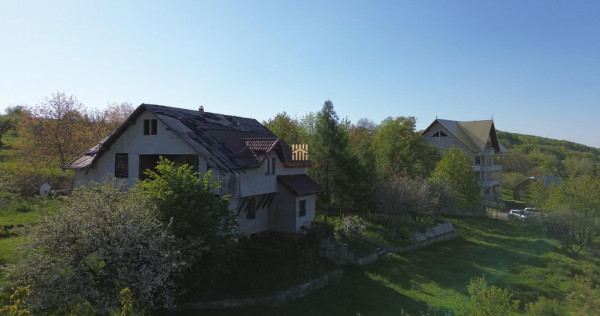 Teren 4800 mp cu Livada si Casa Nefinalizata - Adancata!