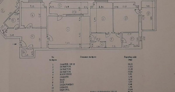 4 camere Calea Grivitei-Basarab ( 1980 -Reabilitat )