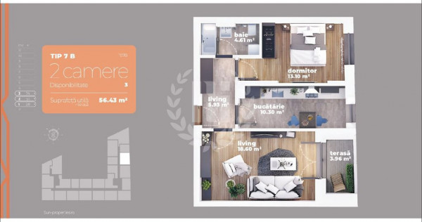 Apartament 2 camere | Decomandat | Metrou Sector 3