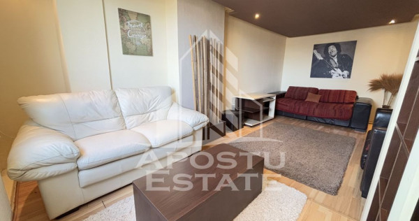 Apartament cu 3 camere, centrala proprie, zona Buziasului