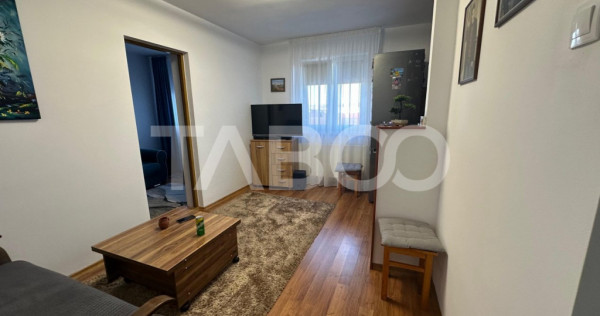 Apartament 3 camere mobilat utilat de vanzare in Sibiu zona