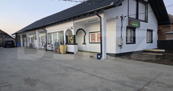 Spatiu Comercial 300 mp + 650 mp curte , zona Beltiug