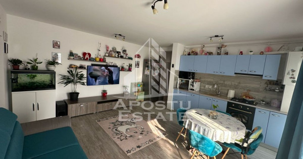 Apartament cu 3camere mobilat la etaj intermediar, in Gir...