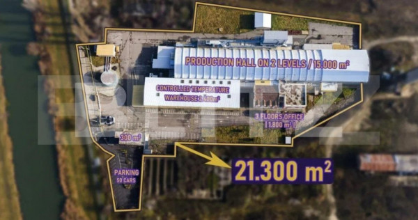 Hala+birouri, 15533mp utili, teren 21323mp, Freidorf