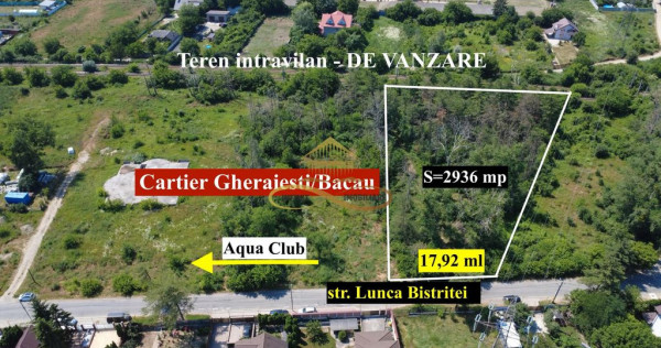 Teren de vanzare in Bacau