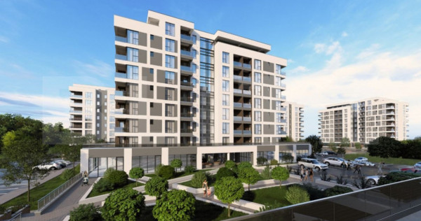 Apartament cu 3 camere, 61 mp, plata la dezvoltator, zona F