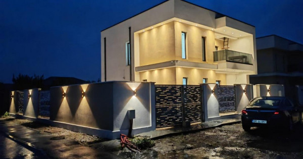 Casa Mediteraneana constructie 2024 LA CHEIE,Mobilata -Utilata