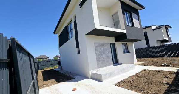 Vila individuala - 4 camere - 2 bai - pod - beci- incalzire pardoseala