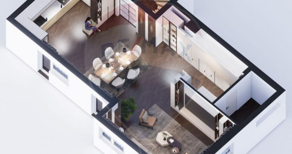 Apartament semifinisat, de Lux, zona semicentrală, 248mp...