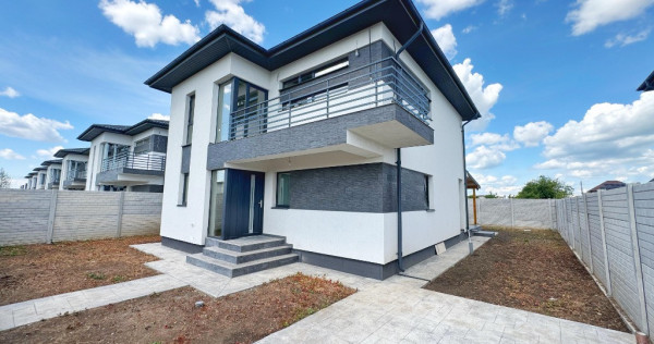 Vila individuală P+1E ~ 5 camere ~ 2 băi + dressing ~ 360mp teren