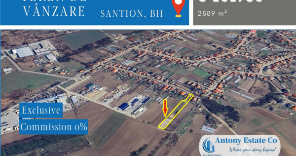 Teren intravilan de - Santion