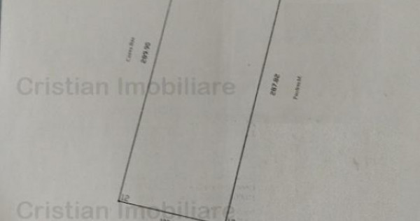 Teren intravilan de constructii Chercea St - 30000 mp cu 50m