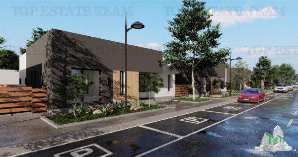 Vila stil mediteranean, moderna, cu 4 camere ( parter ) si c