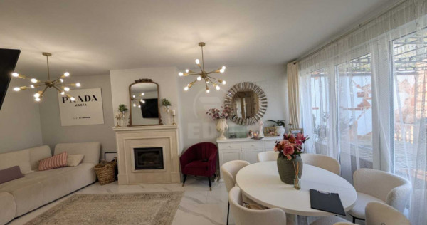 Casa cuplata, finisata complet mobilata si utilata, zona Teilor