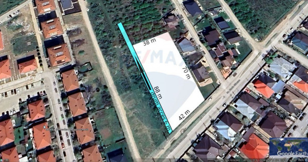 Teren Mogosoaia,3059 mp, dubla deschidere,Strada Nichita ...