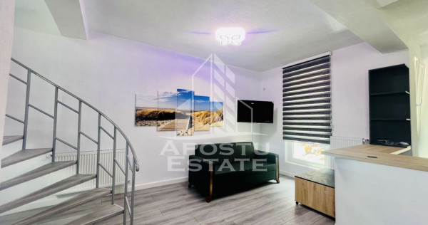 Apartament cu doua camere , scara interioara , zona Dorob...