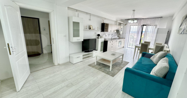 Apartament 2 camere,mobilat modern,balcon,zona Cetate