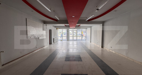 Spațiu comercial 163 mp, vitrină, vad auto/pietonal, Calea