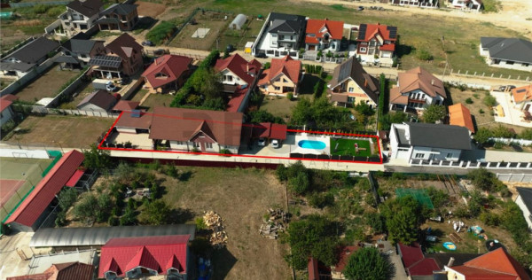 RECO Casa 3 dormitoare, piscina, strada privata, Sanmartin