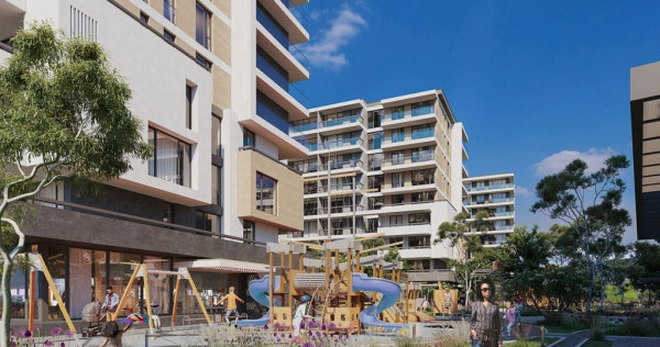 Apartamente 2 camere în Ansamblul Alpha Distrikt, Bartol...