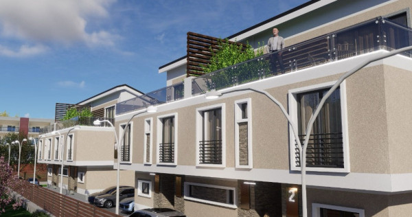 Popesti Leordeni-Duplex 5 camere - 4 bai-Terasa + Curte-250 MP