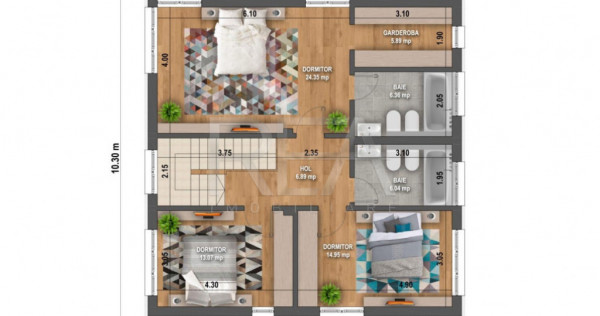 Vila 4 Camere + 2 Locuri de Parcare Corbeanca